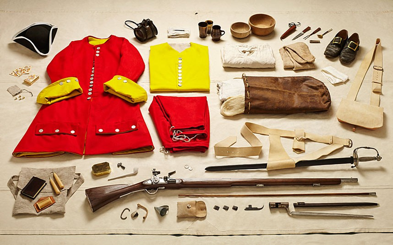 Illustration for article titled The Inventory Of A Soldier, Over 1000 Years Of War